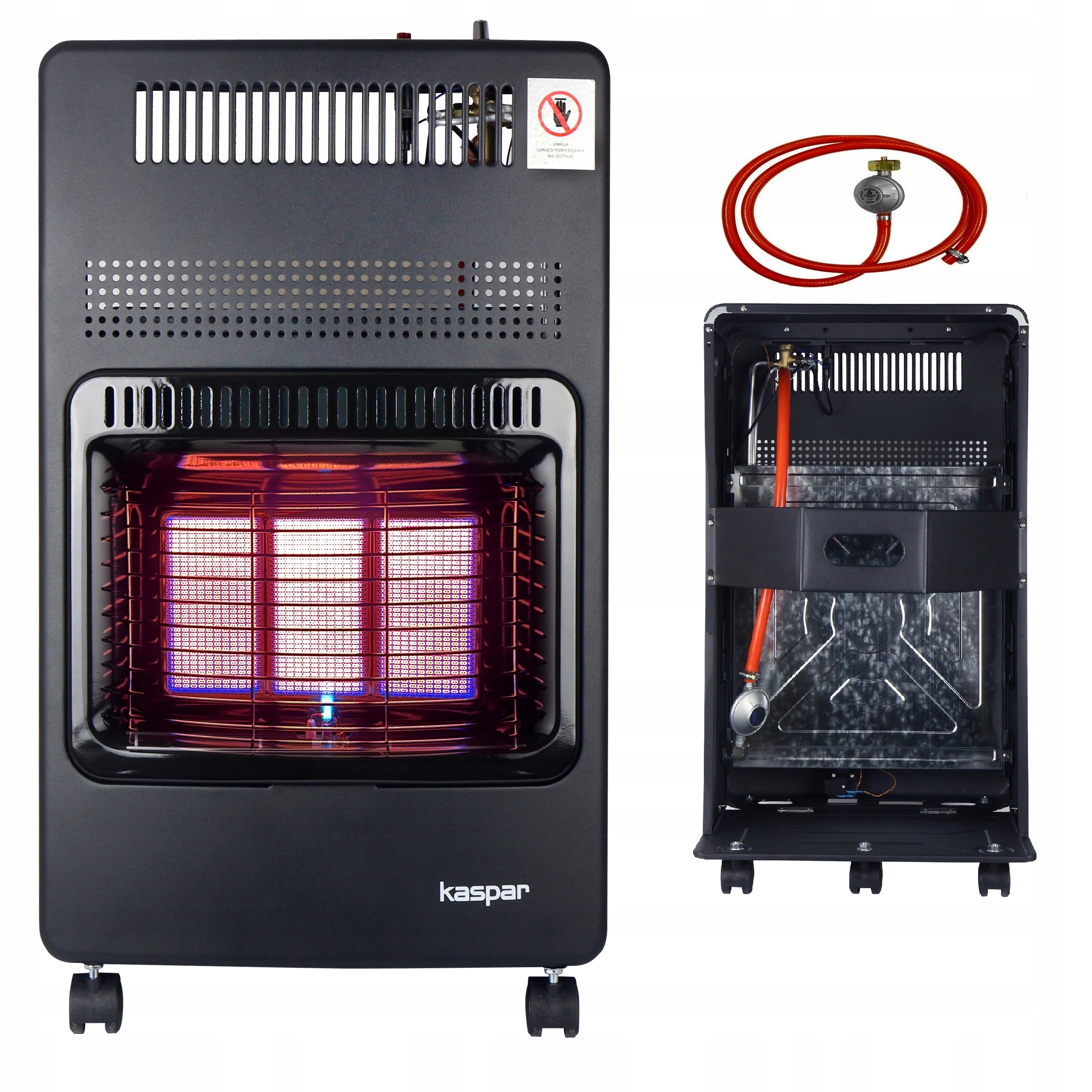 PLYNOVÝ SPORÁK NA VALEC, OHRIEVAČ + HADICA REDUKCIE, 4,2 kW EKO SPORÁK